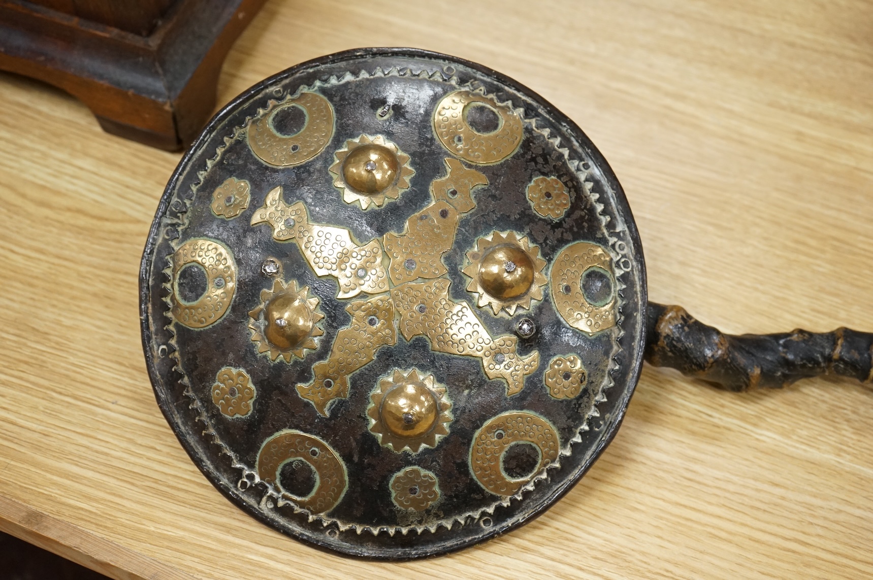 A 19th century Indian Madu (parrying weapon), 56cm in length